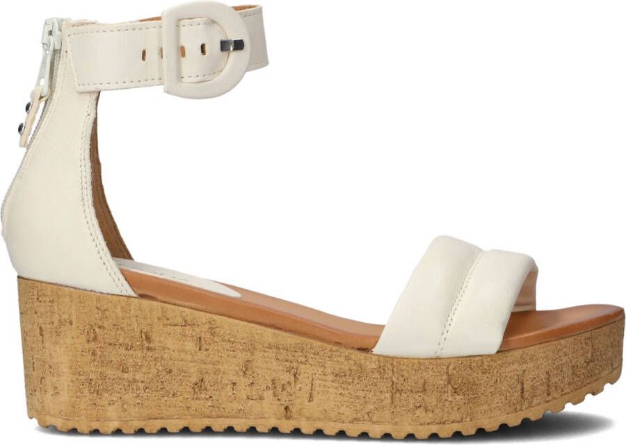 Omoda 722025 Sandalen Met Sleehak Dames Beige