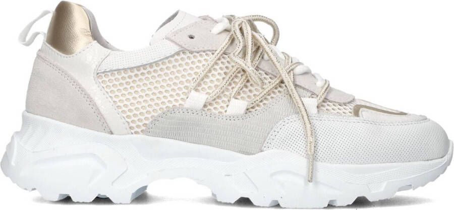 Omoda Alicia 402-b Sneakers Dames Leren Sneaker Wit