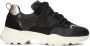 Omoda Alicia 402-k Sneakers Dames Leren Sneaker Zwart - Thumbnail 2