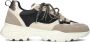 Omoda Beige Lage Sneakers met Chunky Zool - Thumbnail 1
