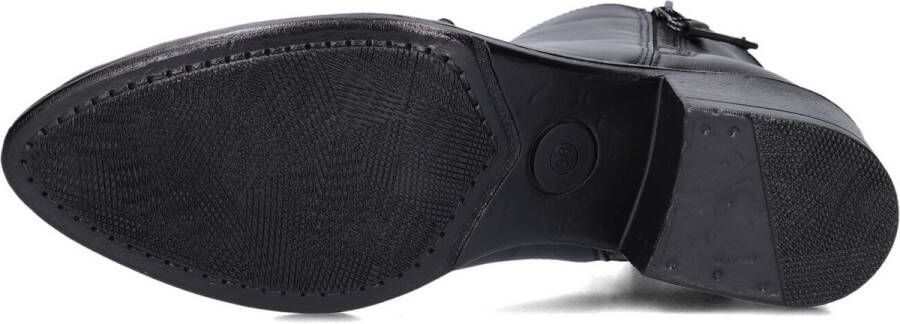 Omoda Badia Enkellaarsjes Enkelboots met rits Dames Zwart - Foto 3