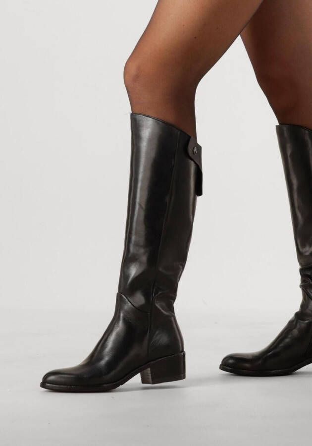Omoda Badias Laarzen Leer Dames Zwart