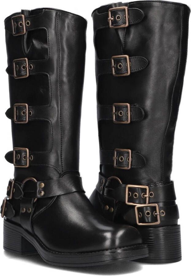 Omoda D638 Biker boots Dames Zwart