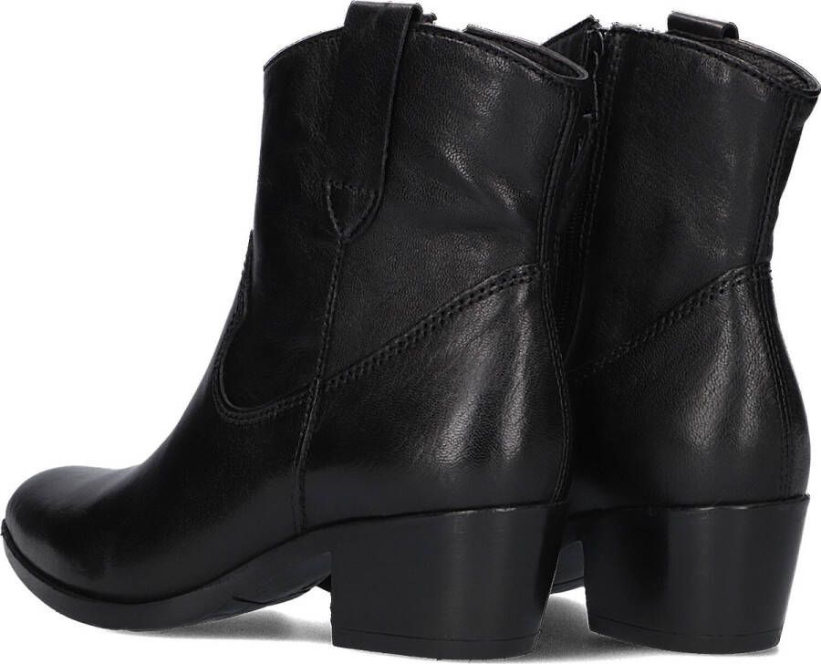 Omoda Dallas Enkellaarsjes Enkelboots met rits Dames Zwart