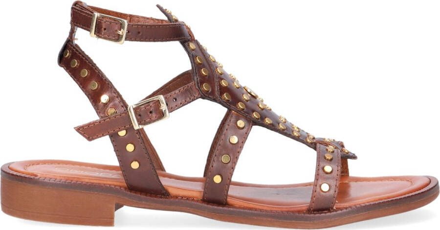 Omoda Dames Sandalen Cognac