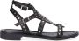 Omoda 120104 Sandalen Dames Zwart - Thumbnail 2