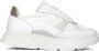 Omoda Kady Fat 437 Sneakers Leren Sneaker Dames Wit - Thumbnail 1