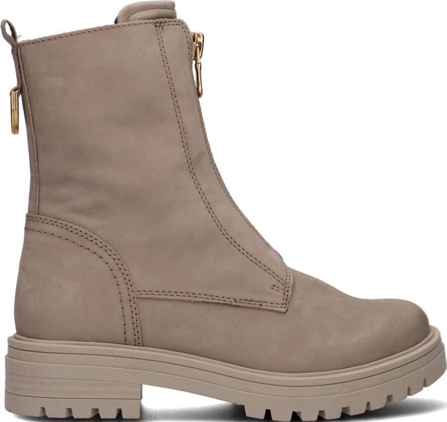 Omoda Lpmonk-04 Enkelboots Enkellaarsjes Dames Taupe - Schoenen.nl