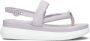 Omoda Lila Comfort Sandalen met Gewatteerde Bandjes - Thumbnail 2