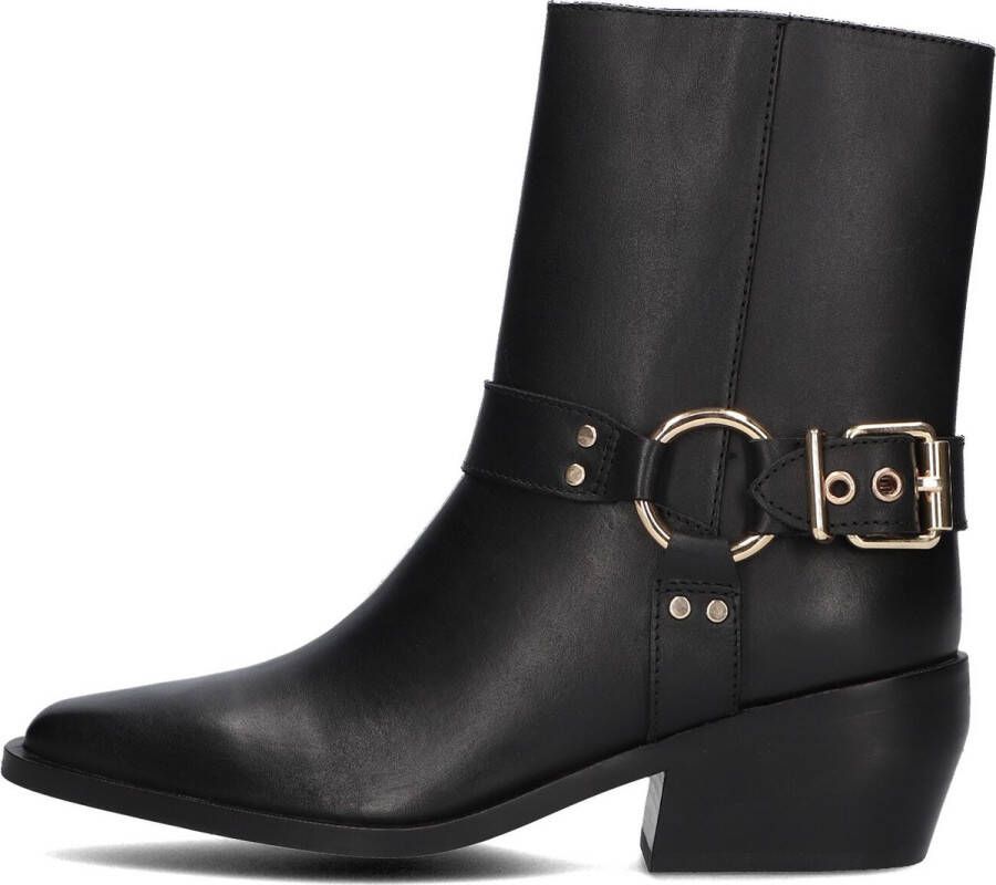 Omoda Mexi-14 Laarzen Leer Dames Zwart
