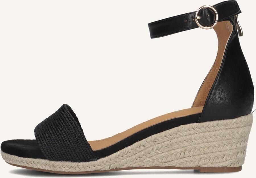 Omoda 0577-3b Espadrilles Zomer Schoenen Dames Zwart - Foto 2