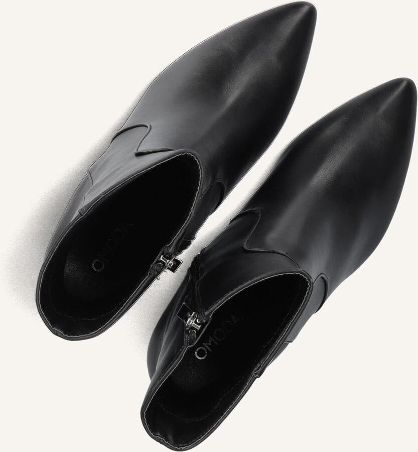 Omoda 0591-2 Enkellaarsjes Enkelboots met rits Dames Zwart - Foto 3