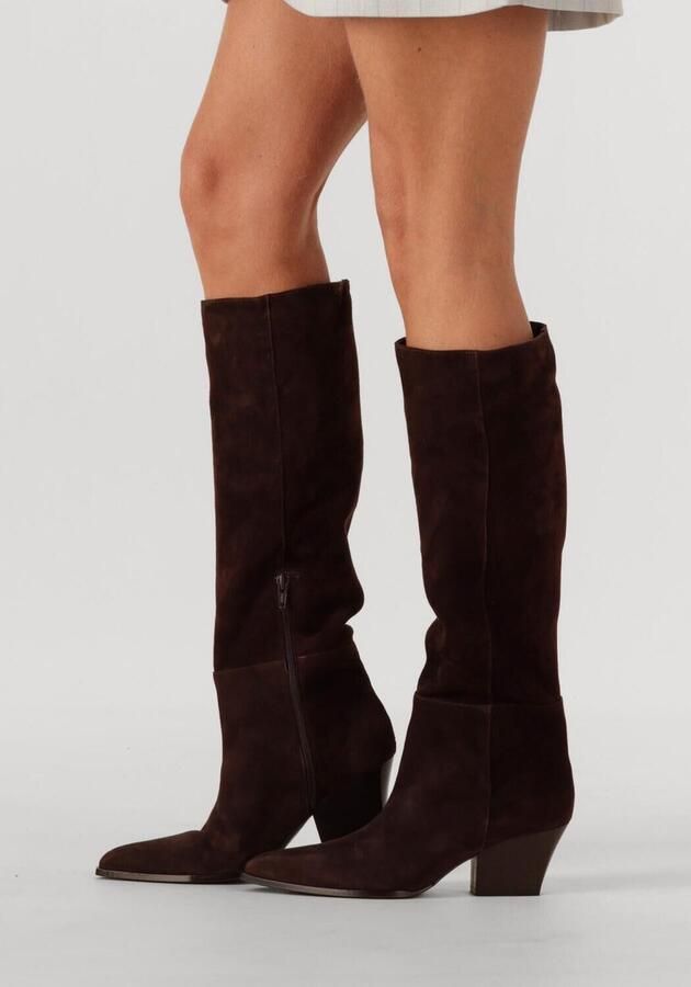 Omoda Bruine Leren Laarzen voor Herfst Winter