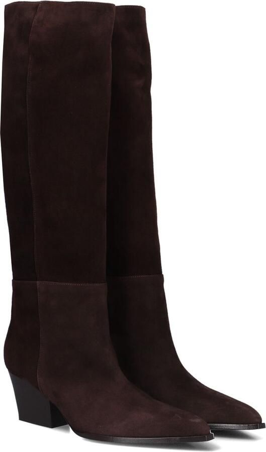 Omoda Bruine Leren Laarzen voor Herfst Winter