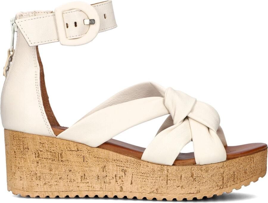 Bruin Tinten 722028 Sandalen Met Sleehak Dames Beige - Foto 4
