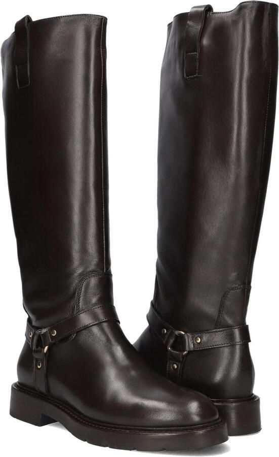 Omoda Av114 Laarzen Leer Dames Bruin