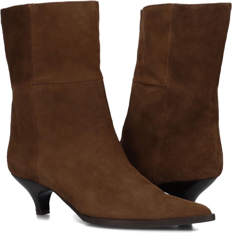 Omoda Bruin Suède Enkellaarsjes Av254