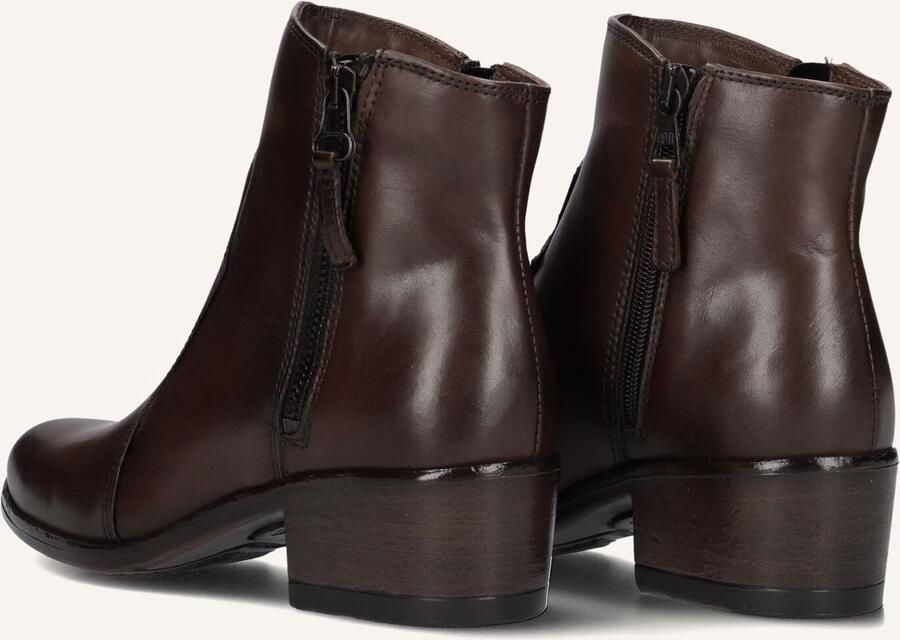 Omoda Badia Enkellaarsjes Enkelboots met rits Dames Bruin - Foto 2