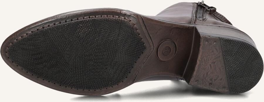 Omoda Badia Enkellaarsjes Enkelboots met rits Dames Bruin - Foto 3