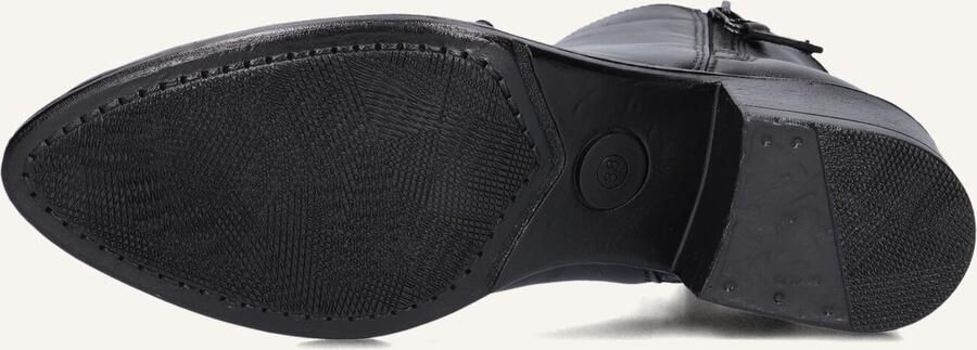 Omoda Badia Enkellaarsjes Enkelboots met rits Dames Zwart