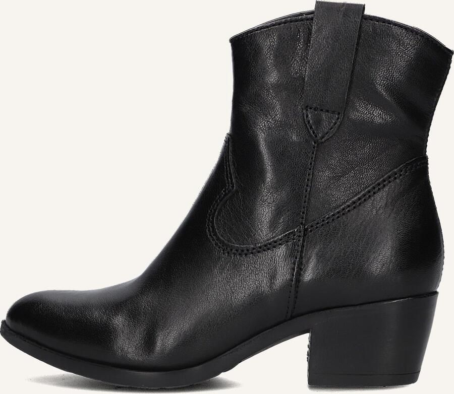 Omoda Dallas Enkellaarsjes Enkelboots met rits Dames Zwart - Foto 3