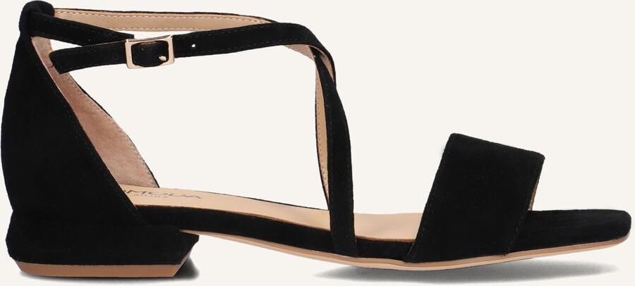 Omoda Zwarte Suède Kruisband Sandalen - Foto 2