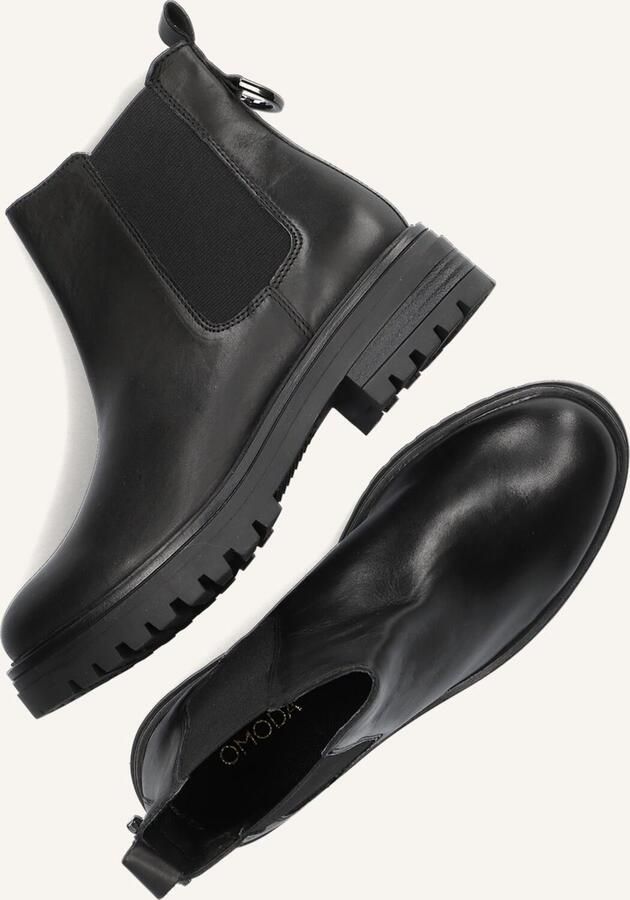 Omoda Lpmonk-24 Enkelboots Enkellaarsjes Dames Zwart