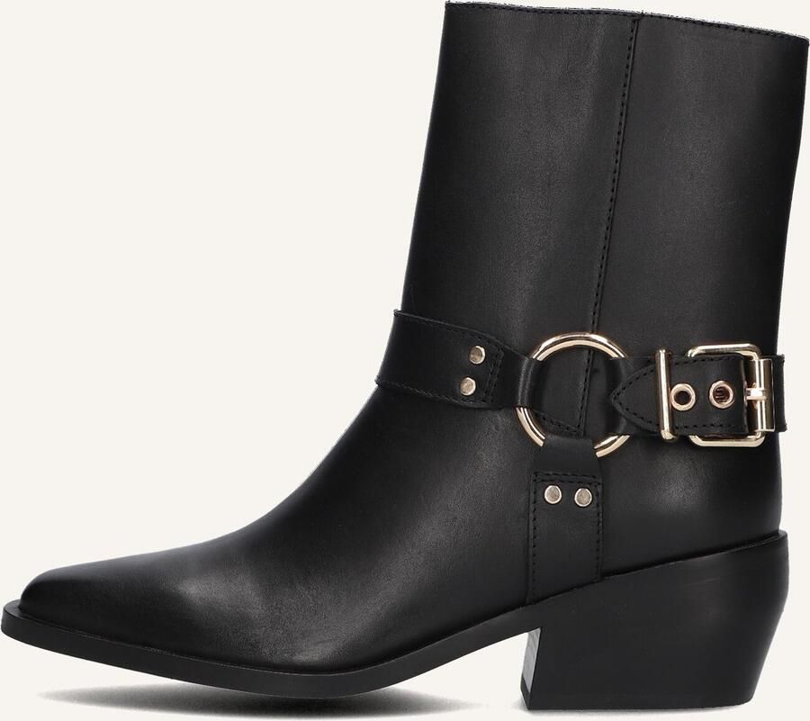 Omoda Mexi-14 Enkellaarsjes Enkelboots met rits Dames Zwart - Foto 4