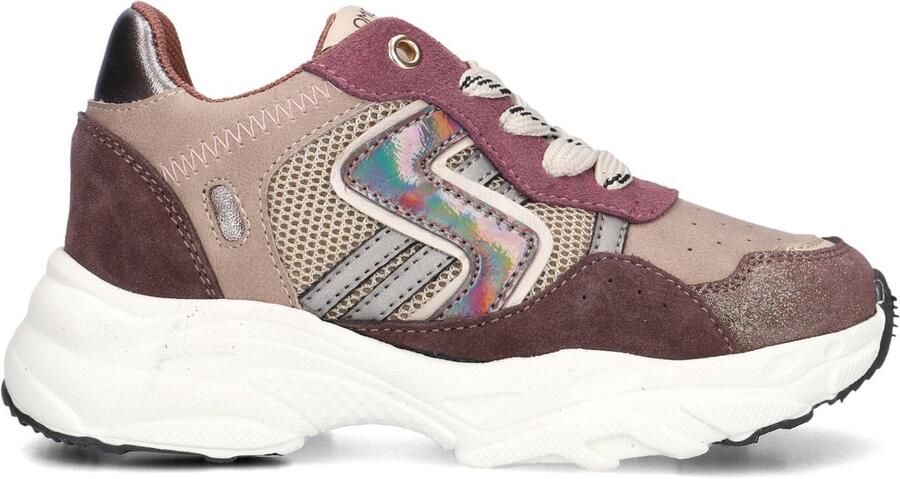 Omoda Shell Steps Sneakers Meisjes Bruin