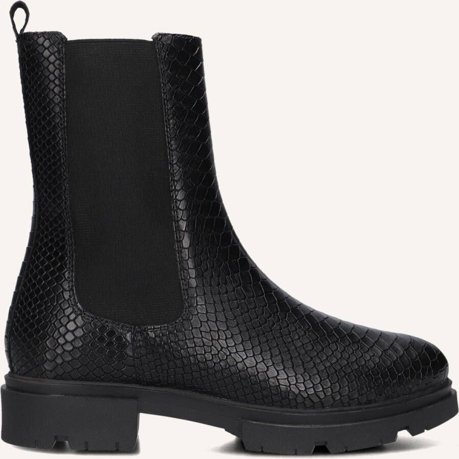 Omoda Zwarte Chelsea Boots met Croco Print - Foto 2