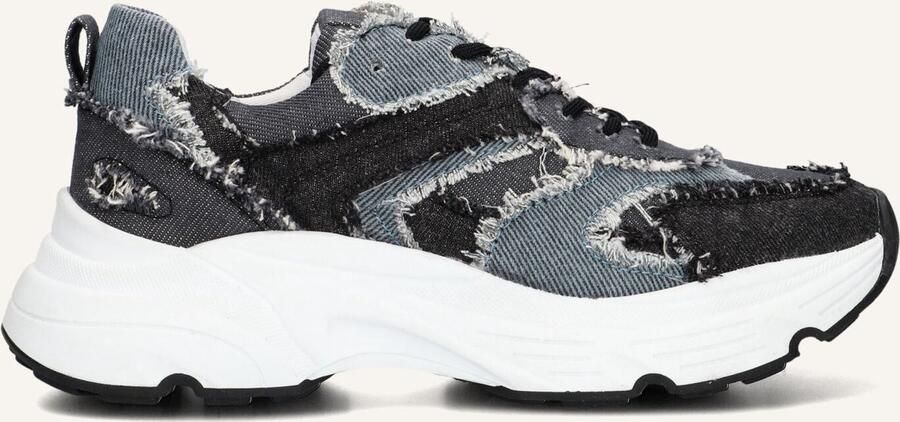 Omoda Tokio Sneakers Dames Leren Sneaker Grijs