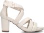 Bruin Tinten S6598 Sandalen Dames Beige - Thumbnail 2