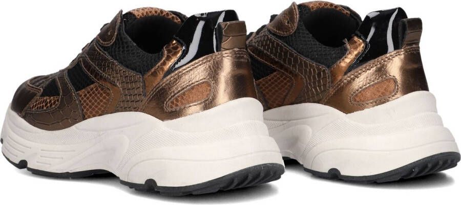 Omoda Tokio-08 Sneakers Leren Sneaker Dames Brons