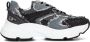 Omoda Tokio Sneakers Dames Leren Sneaker Grijs - Thumbnail 1