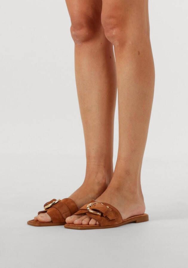 Omoda X Iris Oller Slippers Dames Cognac