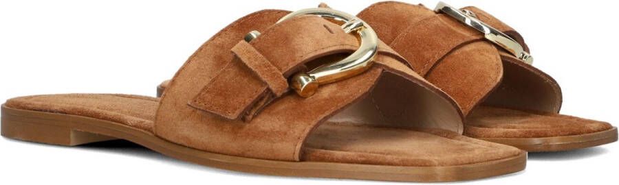 Omoda X Iris Oller Slippers Dames Cognac