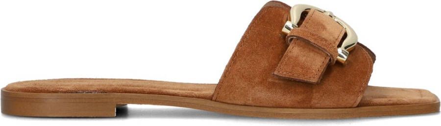 Omoda X Iris Oller Slippers Dames Cognac