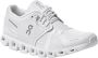 ON Running Cloud 5 Dames Hardloopschoenen Running schoenen Sneakers All-White - Thumbnail 7