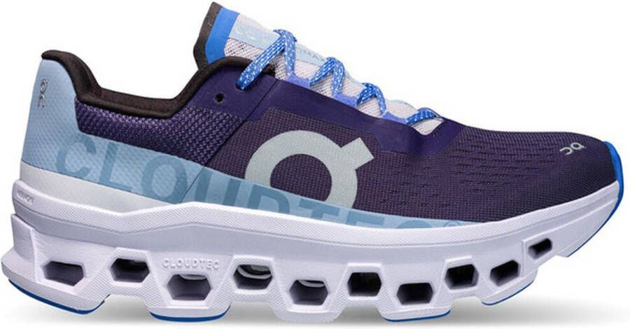 ON Cloudm ster Dames Sportschoenen Hardlopen Weg navy blauw