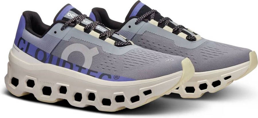 On Cloudm ster Dames Schoenen Blauw Maat: 40.5 Mesh Synthetisch Foot Locker