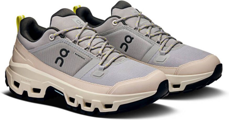 ON Cloudrock Low WP Wandelschoen Dames waterdichte lage wandelschoenen Alloy Ice