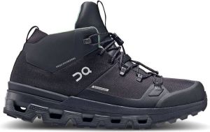 ON Cloudtrax Waterproof Black Schoenen Wandelschoenen Halfhoge schoenen