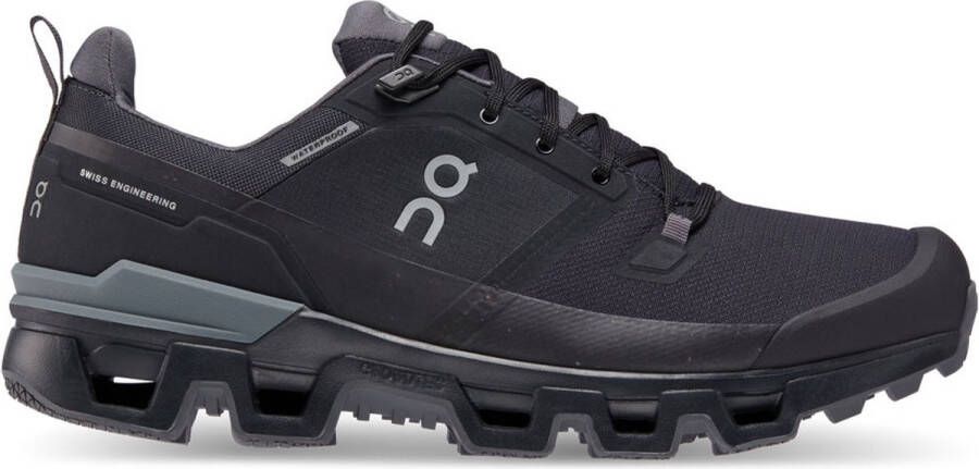 ON Cloudwander Waterproof Black eclipse Schoenen Wandelschoenen Lage schoenen