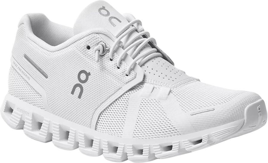 ON Running Cloud 5 Dames Hardloopschoenen Running schoenen Sneakers All-White - Foto 3