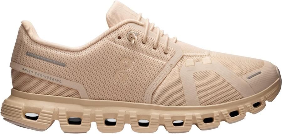 ON Cloud 6 Wandelsneakers Dames Bruin
