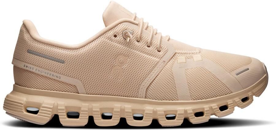 ON Cloud 6 Wandelsneakers Dames Bruin
