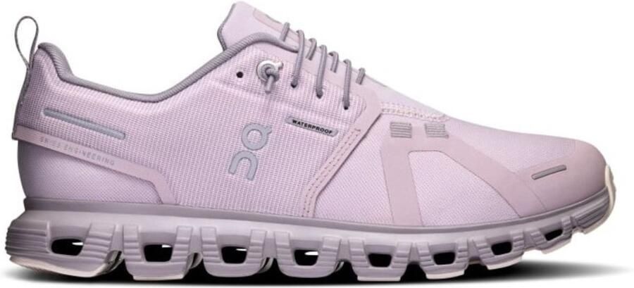 On Running Paarse Waterdichte Cloud 6 Dames Schoenen