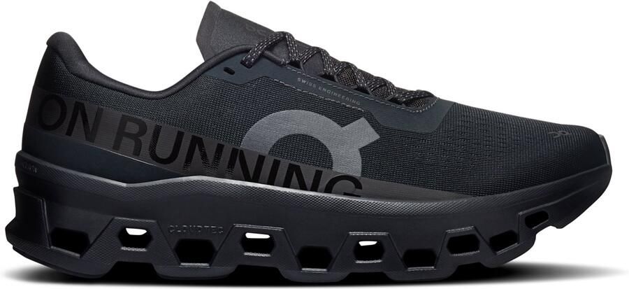 ON Cloudm ster 1 Hardloopschoenen Black Black Zwart Cloudm ster Hardlopen Heren Hardloopschoenen voor Mannen