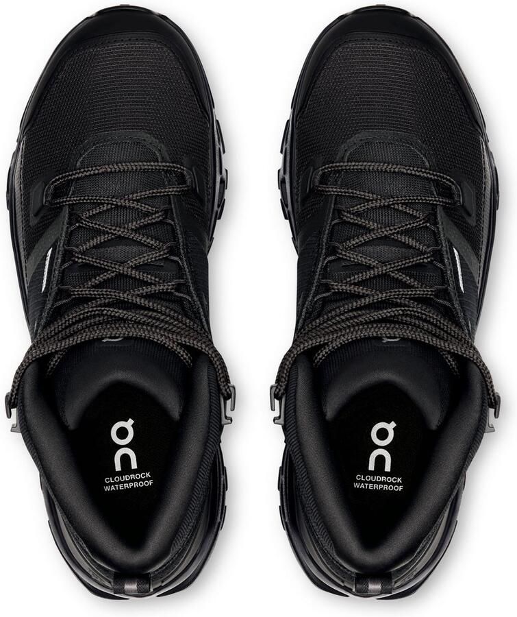 ON Cloudrock Mid WP Wandelsneakers heren Zwart 42+ - Foto 2