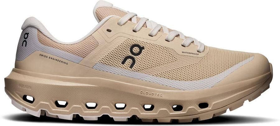 On Women's Cloudvista 3 Waterproof Trailrunningschoenen geel ice